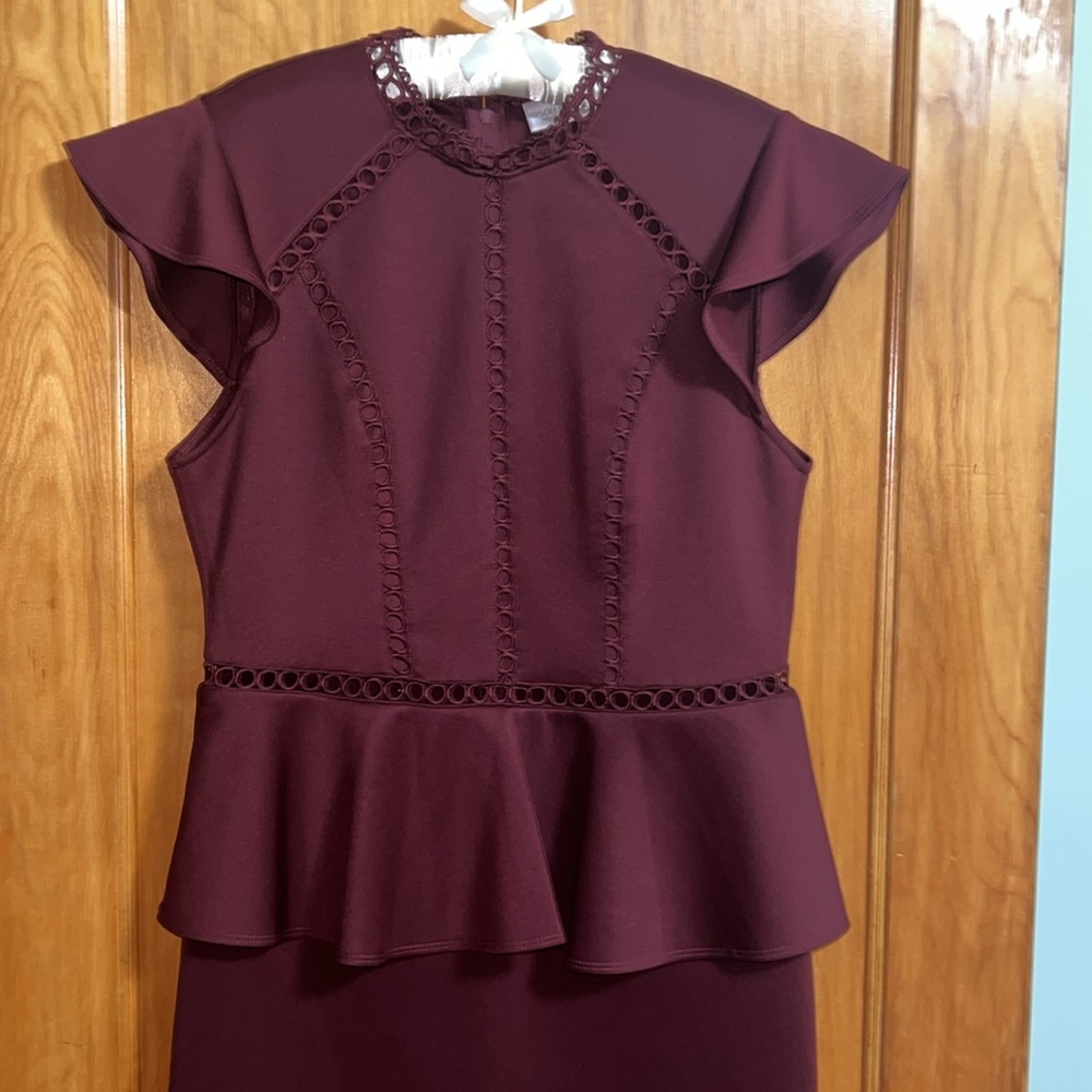Bisou Bisou peplum dress size 14